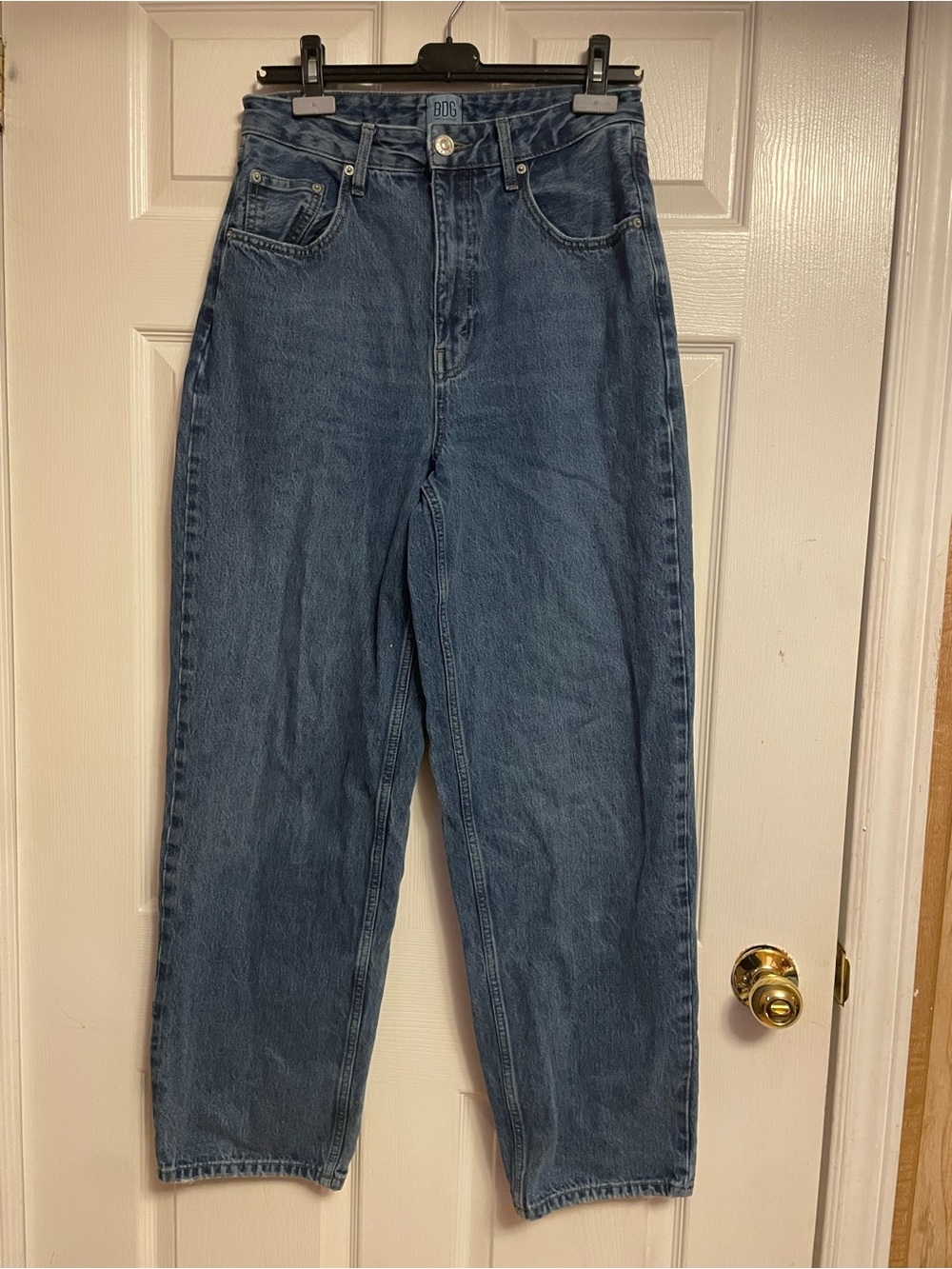 Urban Outfitters Men’s Relaxed Dark Blue Jeans
